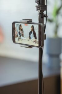 You can film your podcast on your smartphone if you are on a tight budget